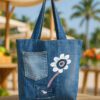 bolso-denim-artesanal-makrys-Flor-Valiente-bag-Makrys Bolso artesanal en denim reciclado Makrys. Flor-Valiente-bag-Makrys