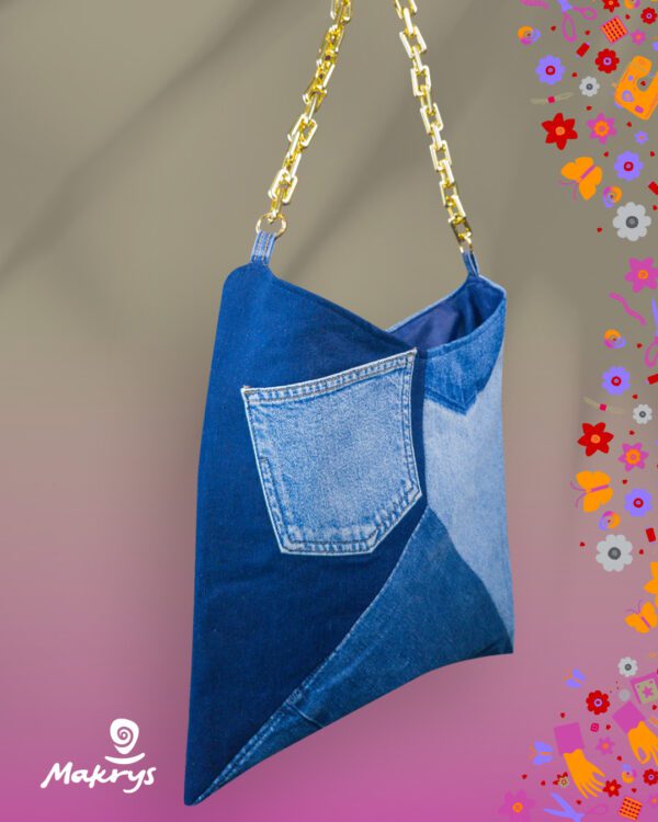 bolso-denim-artesanal-makrys-Luz-Dorada-bag-Makrys Bolso artesanal en denim reciclado Makrys. Luz-Dorada-bag-Makrys
