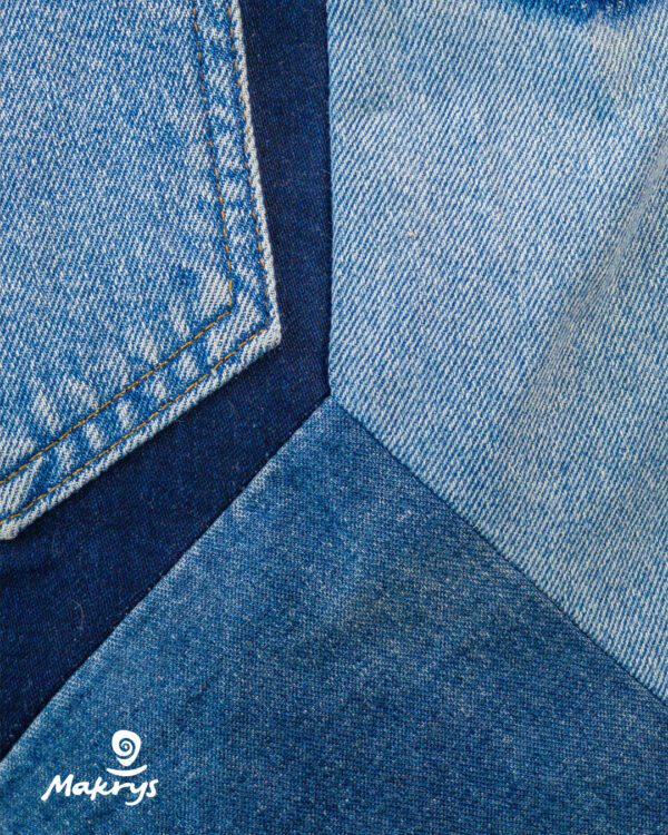bolso-denim-artesanal-makrys---Luz-Dorada-c Bolso artesanal en denim reciclado Makrys.