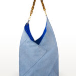 Abrazo de Miel one-of-a-kind recycled denim bag