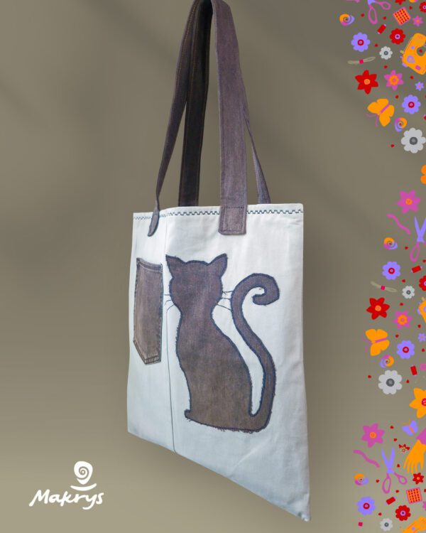bolso-denim-artesanal-makrys-Fito-Gato-Bonito-bag-Makrys Bolso artesanal en denim reciclado Makrys. Fito-Gato-Bonito-bag-Makrys