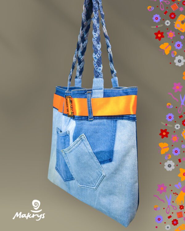 bolso-denim-artesanal-makrys-Amanecer-Naranja-bag-makrys Bolso artesanal en denim reciclado Makrys. Amanecer-Naranja-bag-makrys