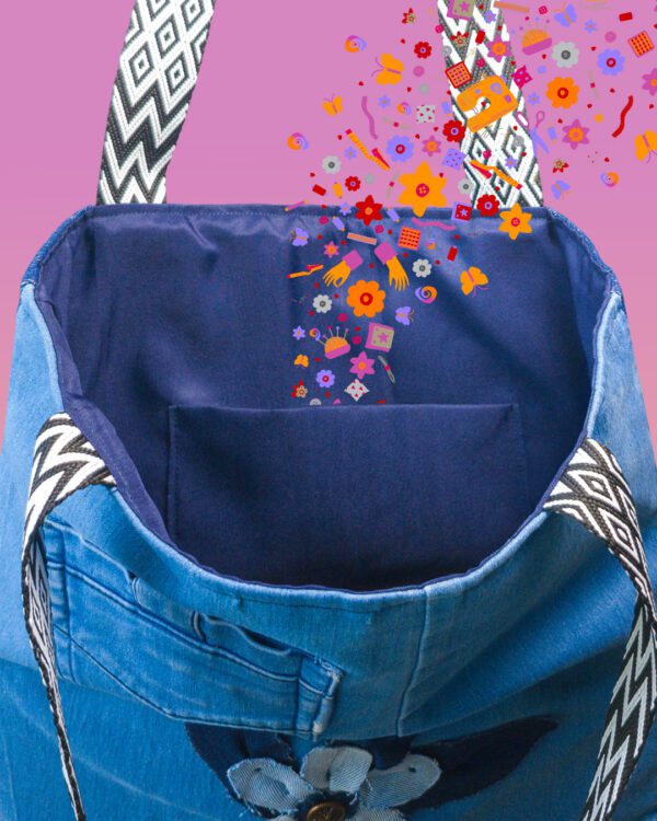 bolso-denim-artesanal-makrys-Alma-en-Flor-bag-Makrys Bolso artesanal en denim reciclado Makrys. Alma-en-Flor-bag-Makrys